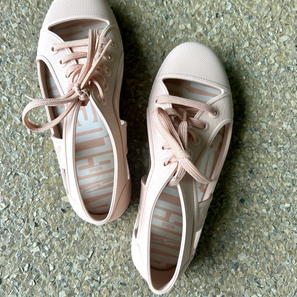 Melissa Vivienne Westwood rubber sneakers size 8